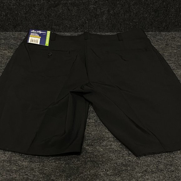 Shorts Ben Hogan Performance Men's Flat Front Active Flex Stretch Golf Black - Picture 3 of 4